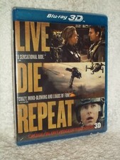 Edge of Tomorrow Live Die Repeat 3D Blu-ray/DVD 2011 Tom Cruise Emily Blunt