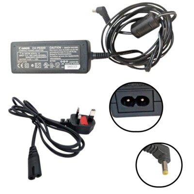 Canon 6W 4,3V 1,5A CA-PS500 Kompakt Netzteil Ladegerät Kamera mit UK Stecker