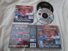 Formula One 99 PS1 (COMPLETE + RARE DEMO) black label F1 racing PlayStation