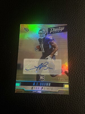 2019 PRESTIGE XTRA POINTS AUTOGRAPH(SP) A.J. BROWN RC #253 EAGLES 07/10