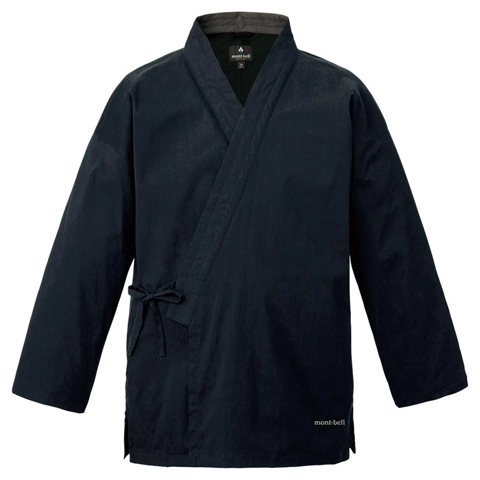 mont-bell OD Lining Samue Black Navy M Japanese Work Clothes Uniform Japan New - Image 2 of 4
