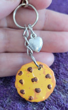  I Love Chocolate Chip Cookies Key Chain - Keys Backpack Purse Pull Charm 
