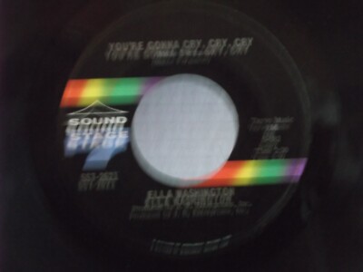 Ella Washington,SS72621,''You're Gonna Cry,Cry,Cry''US,7''45,Northern Soul, Mint