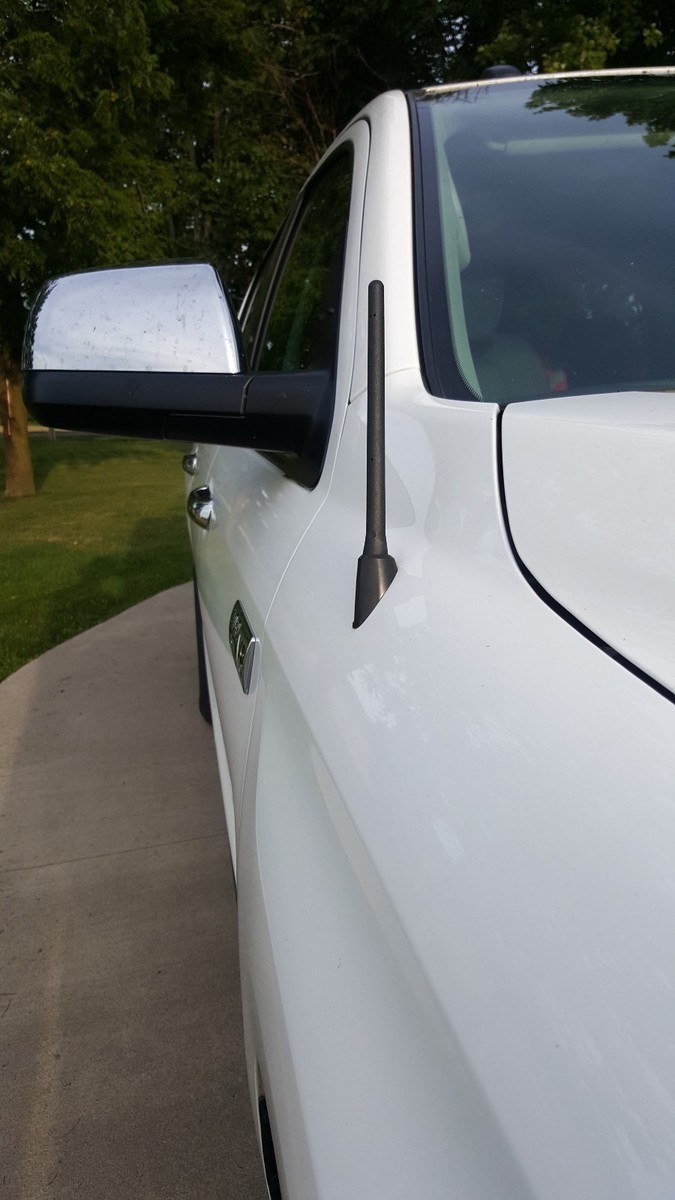 Antenna Acciaio Inox Nera 86309-0C020 Antenna Radio AM/FM In Acciaio Inox Nero Per Toyota Tundra 2000-2020 - 21 Pollici, Sostituzione Diretta Palo Antenna TV - Foto 8