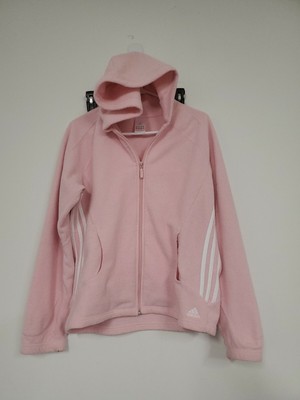 adidas pink zip hoodie