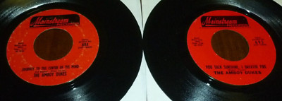 AMBOY DUKES LOT OF TWO 7'' 45 RPM JOURNEY & YOU TALK SUNSHINE MAINSTREAM 1968