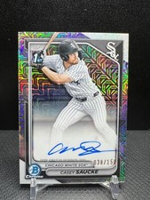 2024 Bowman Draft Casey Saucke Choice Mojo 1st Bowman Auto 38/150 - White Sox