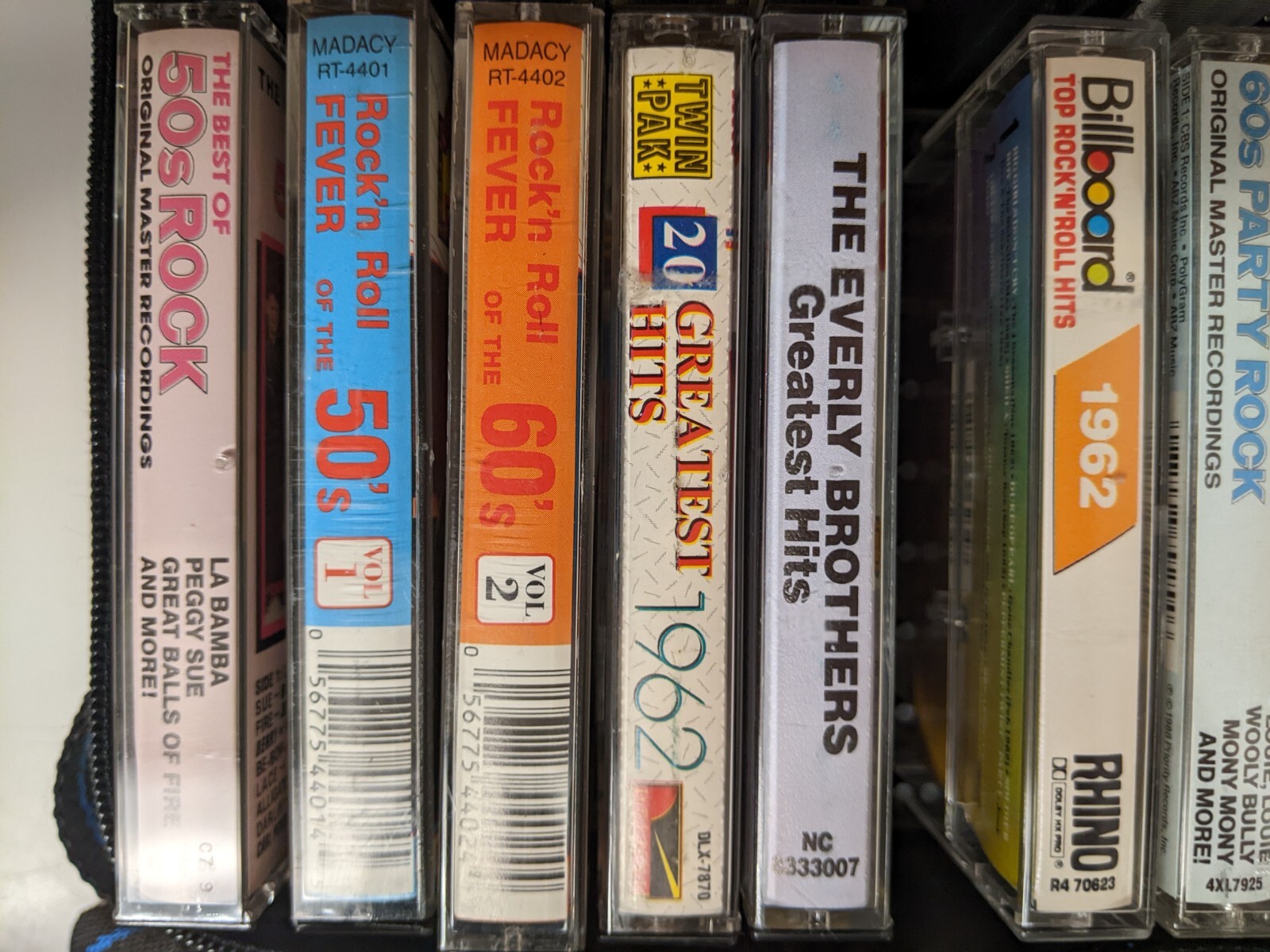 Lot Of 29 Vintage Cassette Tapes And Vintage Carrying Case eBay