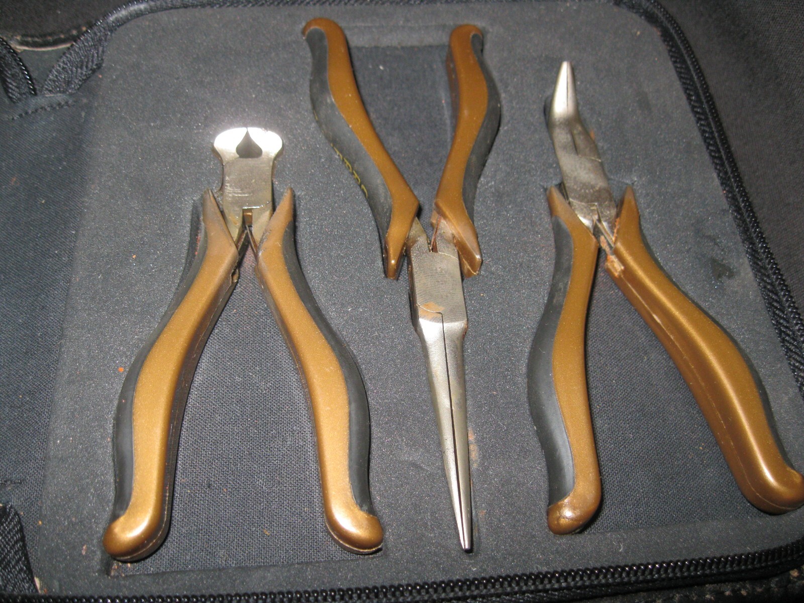 Craftsman Professional 5 pc. Mini Precision Plier Set 94671 in Padded Case eBay