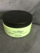 PHILOSOPHY BASIL CUCUMBER COOLER GLAZED BODY SOUFFLE 8 OZ - BRAND NEW IN JAR