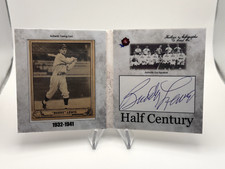 BUDDY LEWIS 2020 HISTORIC AUTOGRAPHS HALF CENTURY CUT AUTO 1940 PLAY BALL