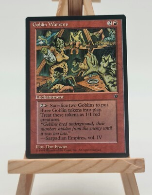 Goblin Warrens Fallen Empires Magic Karte MTG (Goblinbaracken)