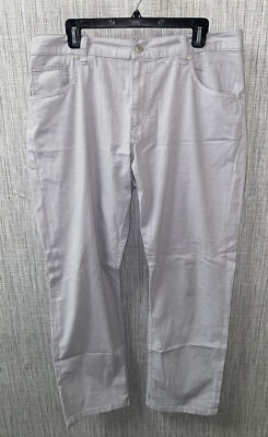 Alberto Mens Gray Modern Fit Zip Fly Pants Size 36 X 32(Actual 36 X 30)