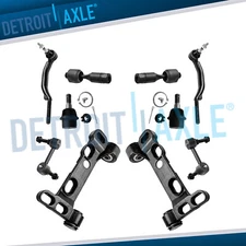 10pc Front Lower Control Arm Brackets Ball Joints Ends Kit for Envoy Trailblazer