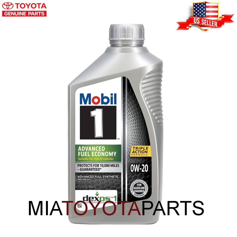 Mobil 1 OW-20 Advanced Fuel Economy Motor Oil Gasoline Engines 1 Quart