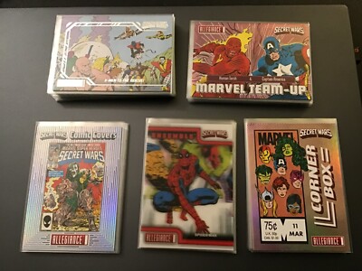 UD Marvel Allegiance Secret Wars INSERT CARDS pick a card complete your set