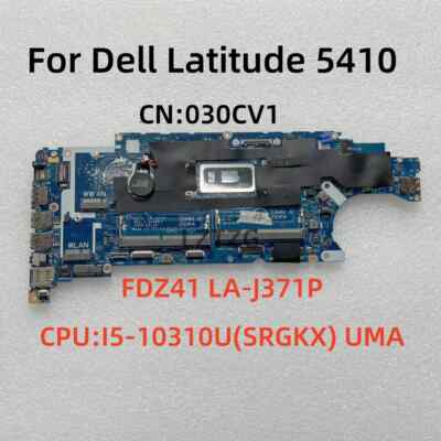 LA-J371P For Dell Latitude 5410 Motherboard I5-10310U I7-10610U