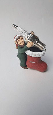 2000 Harley-Davidson Elf Sparkplug Stocking Christmas Cavanagh Ornament