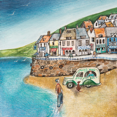 Joe Ramm - Cornish - 30 x 30 cm Leinwanddruck Wandkunst WDC91519