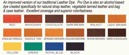 Fiebing's PRO DYE 4 Fl.OZ - ALL Colors  Pick Yours