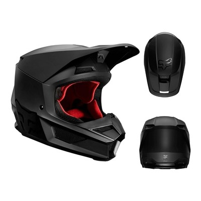 Motocross Helm Fox Kinder V1 Matte Enduro Quad Offroad MX Crosshelm Motorradhelm