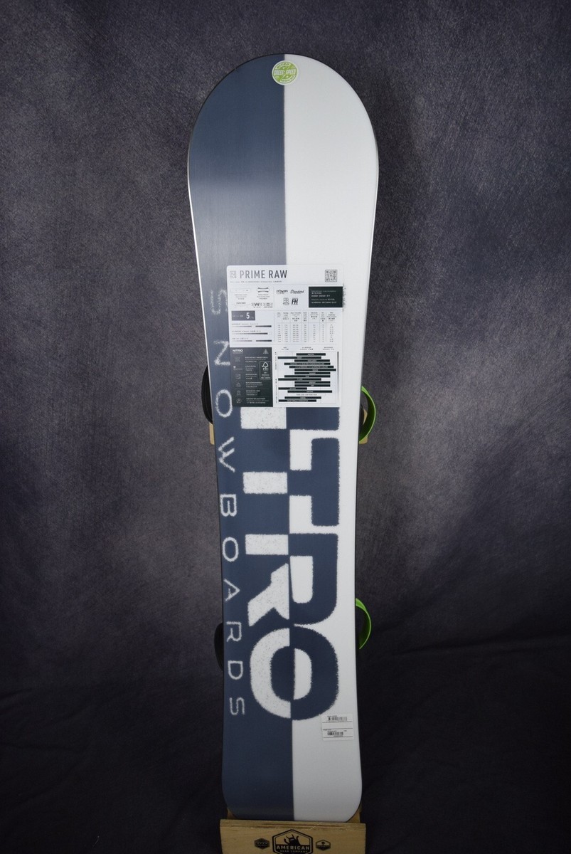 NEW NITRO PRIME RAW SNOWBOARD SIZE 149 CM WITH NEW CHANRICH