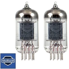 Brand New Mullard Reissue 12AT7 ECC81 Gain Matched Pair (2) Vacuum Tubes