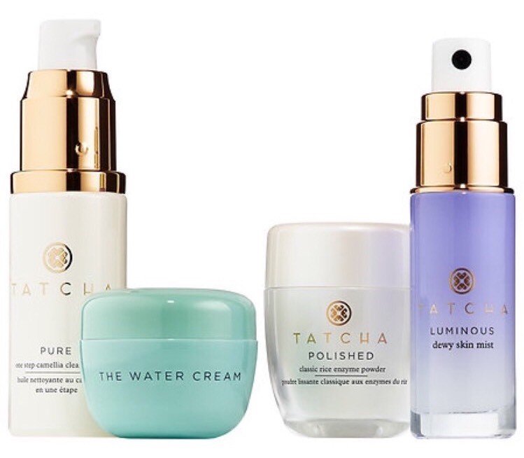 Tatcha Bestsellers Set Cleansing Oil Enzyme Powder Mist Water