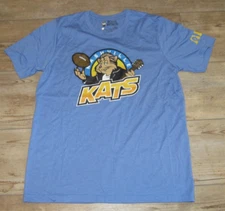 Nashville Kats Vintage Logo AF1 Football Blue T-shirt Shirt size Men's Large