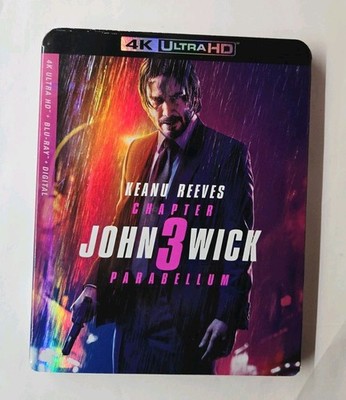 John Wick: Chapter 3 Parabellum 4K Ultra HD Blu-Ray 2019 2 Disc Set Keanu Reeves