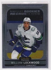 2021-22 O-Pee-Chee Platinum Marquee Rookies William Lockwood Rookie Vancouver