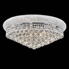 Primo 24" Wide 12-Light Cut Crystal Ceiling Light