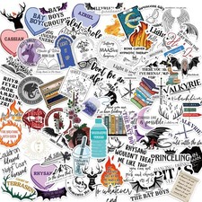 100PCS SMJ Book Stickers Pack, Bookish Stickers for Kindle, AC TOG CC Series