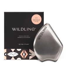 WILDLING Empress Platinum Gua Sha  Facial Gua Sha  Stainless Steel  Maximi...