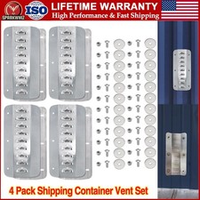 4 Set Shipping Container Vent for Preventing Condensation and Excessive Heat NEW