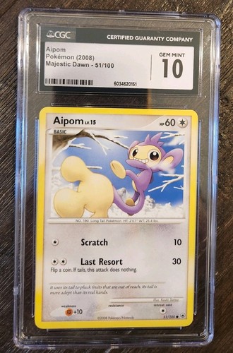 Aipom graded CGC 10 for sale on eBay