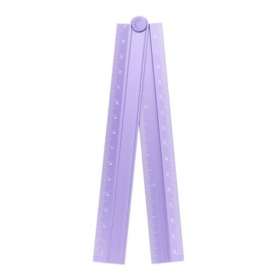 Folding Straight Ruler 30cm Metric Aluminum Alloy Angle Rulers