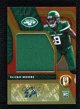 2021 Panini Gold Standard Rookie Jersey Jumbo 12/149 Elijah Moore Auto 0d44