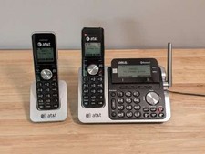 AT T TL96271 Dect 6.0 2 Handset Bluetooth Connect-to-Cell Caller ID Phone System