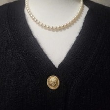 Guse Black, Gray, White Knit Cardigan - New