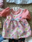Handmade Knitted Sewn Vintage Doll 7" Dresses, Clothing Lot of 12 Various Sizes — photo 4