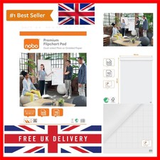 Image of Flipchart Pad 60x85cm, Dual-Sided Plain or Gridded Paper, 50 sheet, 90g/m², 1...