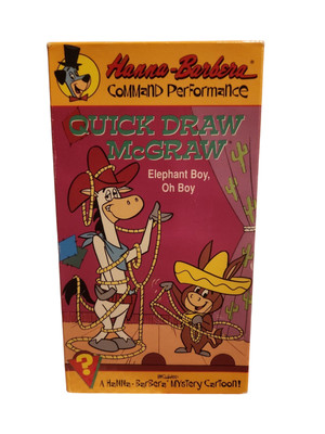 Vintage Hanna Barbera - Quick Draw McGraw ''Elephant Boy Oh Boy'', VHS Movie 