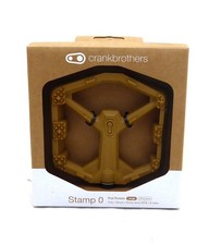 Crankbrothers Stamp 0 Platform Pedals, Brown, Large