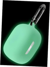 Geiomoo Silicone Case for JBL Tune Buds, Protective Cover with Luminous Green