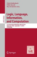Ulrich Kohlenbach (U. A.) | Logic, Language, Information, And Computation | Buch