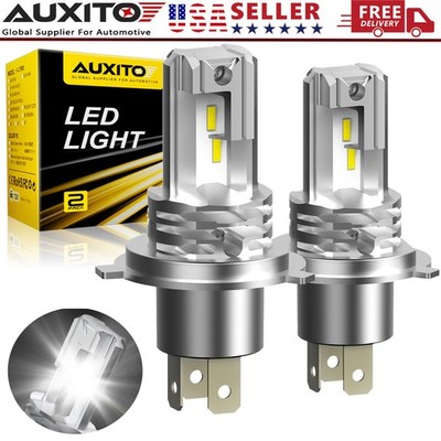 AUXITO Super Bright H4 9003 LED Headlight Kit Bulb High Low Beam White 4800000LM