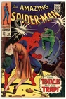 Amazing Spider-Man #54 1967 (VG+ 4.5)(No Top Staple)(Stain on Back Cover)