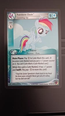 My Little Pony CCG: Rainbow Dash - Growing Up Common