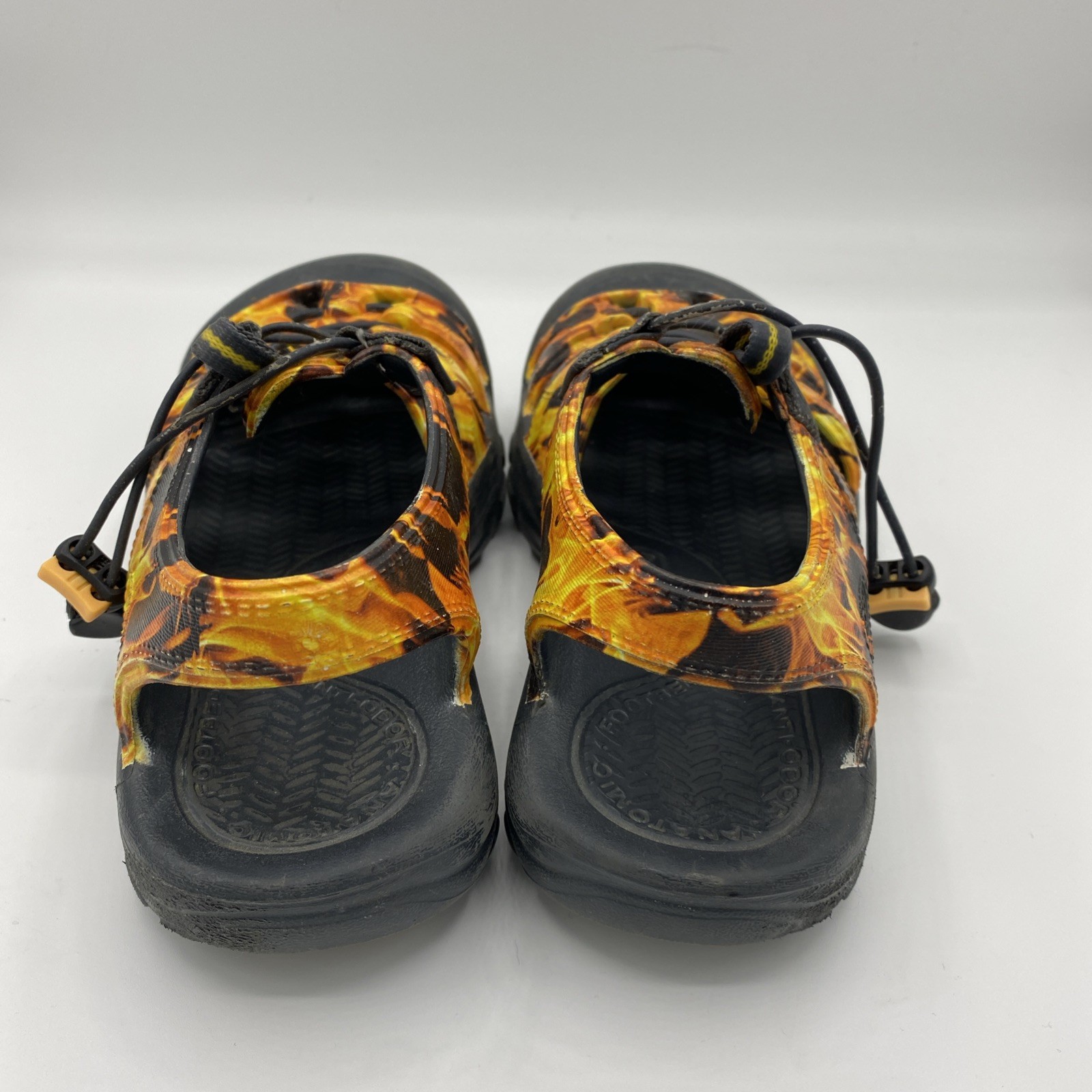 Scarpe sandali Keen bambino arancione giallo nero fiamma acqua taglia US 3